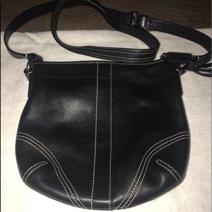 Coach black crossbody purse